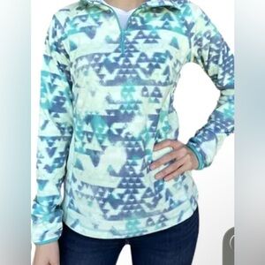 Columbia Benton Springs printed fleece pullover Size Medium
